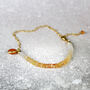 Orange Opal And Carnelian Charm Bracelet, thumbnail 1 of 11