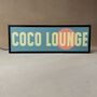 Personalised 1980s Miami Pastel Lightbox Sign, thumbnail 5 of 7