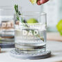 Personalised 'Best Dad' Glass, thumbnail 2 of 5