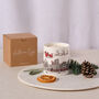 Santa's Sleigh Winter Forest Luxury Christmas Candle, thumbnail 2 of 5