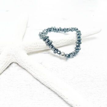 Beaded Natural Stone Bracelet Gift For Him, 3 of 6