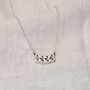 Personalised Sterling Silver Angel Number Necklace, thumbnail 9 of 9