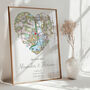The Place We Met Ordnance Survey Landranger Personalised Map Print Couples Valentines Gift, thumbnail 7 of 12