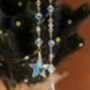 Christmas Hanger, Crystal Stars And Beads, thumbnail 2 of 4