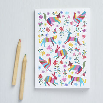 Small Otomi Animals Notebook, 3 of 3