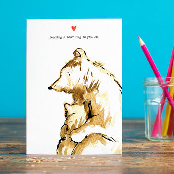 A Bear Hug Card Can Be Personalised, 3 of 3