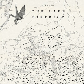 Personalised Lake District Illustrated Map, 9 of 11