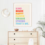 Children's Positive Affirmation Print, thumbnail 1 of 9