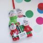 Family Personalised Christmas Decoration With Shovel, thumbnail 3 of 4