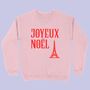 Joyeux Noel Paris Christmas Sweatshirt, thumbnail 2 of 2