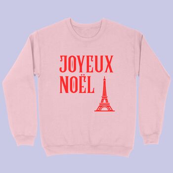 Joyeux Noel Paris Christmas Sweatshirt, 2 of 2