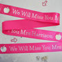 Thank You Teacher 48mm Personalised Printed Ribbon, thumbnail 1 of 6