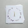 Edith Floral Table Numbers, thumbnail 5 of 5