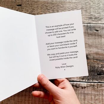 Father's Day Origami Heart Personalised Card, 7 of 7