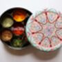 Hand Painted Spice Box 'Masala Dabba', thumbnail 1 of 4