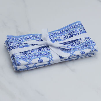 Blue And White Napkins, 6 of 12