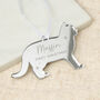Cat Silhouette Christmas Decoration, thumbnail 4 of 4