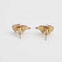 Cosy Hedgehog Charm Stud Earrings, thumbnail 3 of 5