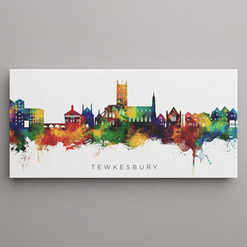 Tewkesbury Skyline Cityscape Art Print, 2 of 12