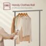 Two Section Laundry Basket With Clothes Rail Shelf, thumbnail 7 of 12
