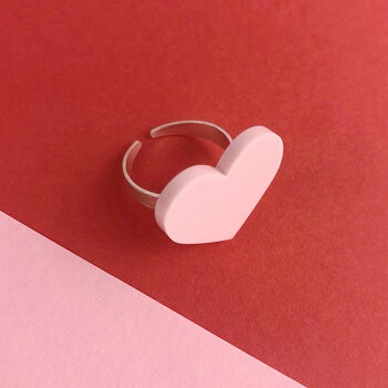 'Love Shout' Acrylic Heart Jewellery Set, 4 of 6