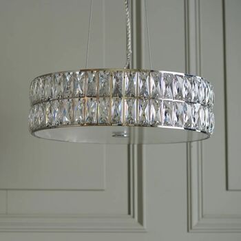 Kelvin Five Light Crystal LED Chandelier, 7 of 10