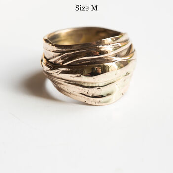 Layered Ring In Bronze Varius Sizes/Designs Available, 5 of 12