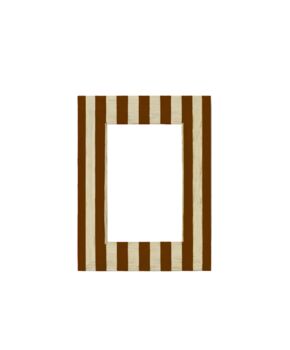 Upcycled Hand Painted Stripe Eco Wooden Photo Frame, 3 of 12