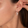 Cluster Pearl Earrings, thumbnail 3 of 6