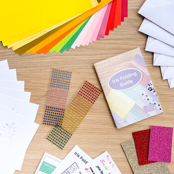Sweet Summer Card Making Kit | Beginner Iris Fold Kit, 6 of 6