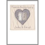 Personalised 10th Tin Wedding Anniversary Card, thumbnail 3 of 12
