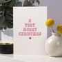 'A Very Merry Christmas' Letterpress Card, thumbnail 2 of 3