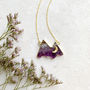 Personalised Amethyst Mountain Necklace, thumbnail 1 of 9