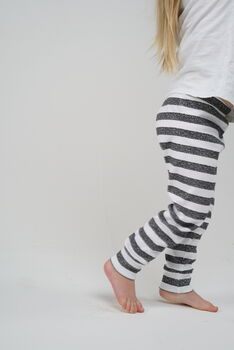 Organic Stripe Children's Leggings, 2 of 3