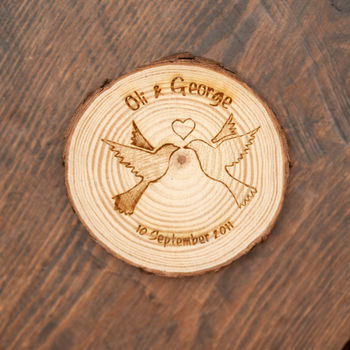 Carved Wooden Love Token, 3 of 5