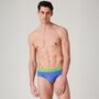 Men's 'Fresh Citrus' Three Pack Cotton Briefs, thumbnail 3 of 10