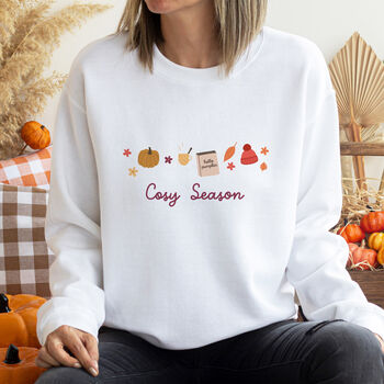 Cosy Season Autumn Sweatshirt Gift, 7 of 9