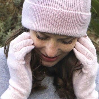 Birthday Flower Cashmere Gloves Gift For Her, 2 of 7