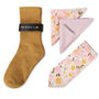 Mens Luxury Pastel Peach Floral Tie Gift Box Set, thumbnail 2 of 4