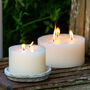 Large Three Wick Pillar Candle, thumbnail 4 of 5