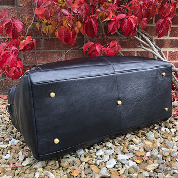 Large Buffalo Leather Holdall, Travel Bag, 3 of 3