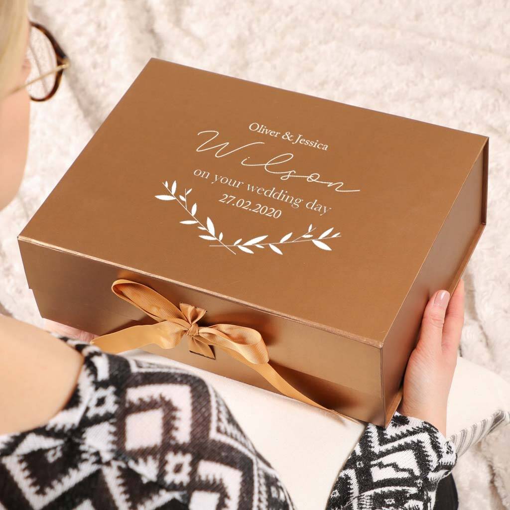 Luxury Personalised Wedding Gift Box By Dibor