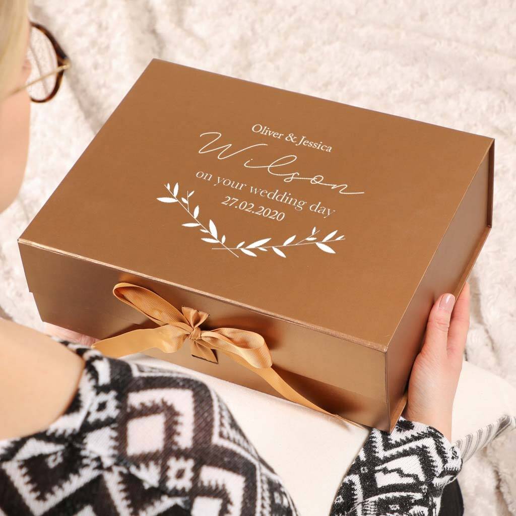 Luxury Personalised Wedding Gift Box By Dibor Notonthehighstreet