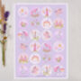 A5 Personalised Children's Stationery Set Gift With Unicorn Design, thumbnail 5 of 9