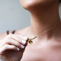 24 K Gold Bridesmaid Necklace, thumbnail 1 of 8
