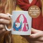 Gnome Couple Valentine Mug With Hot Choc Kit, thumbnail 1 of 5