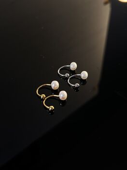 'Kutitap' Delicate Pearl Earrings, 9 of 10
