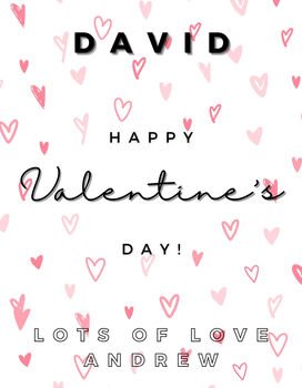 Personalised Valentine's Rum Gift, 7 of 11