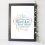 Personalised 18th Birthday Word Art Gift For Him, thumbnail 4 of 7