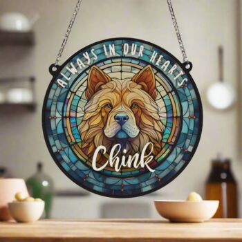 Chow Chow Memorial Suncatcher, 3 of 6